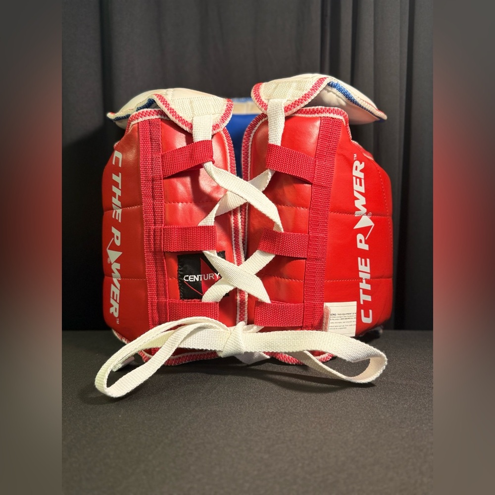 Century Red White & Blue Unisex Youth Sparring Martial Arts Chest Protector